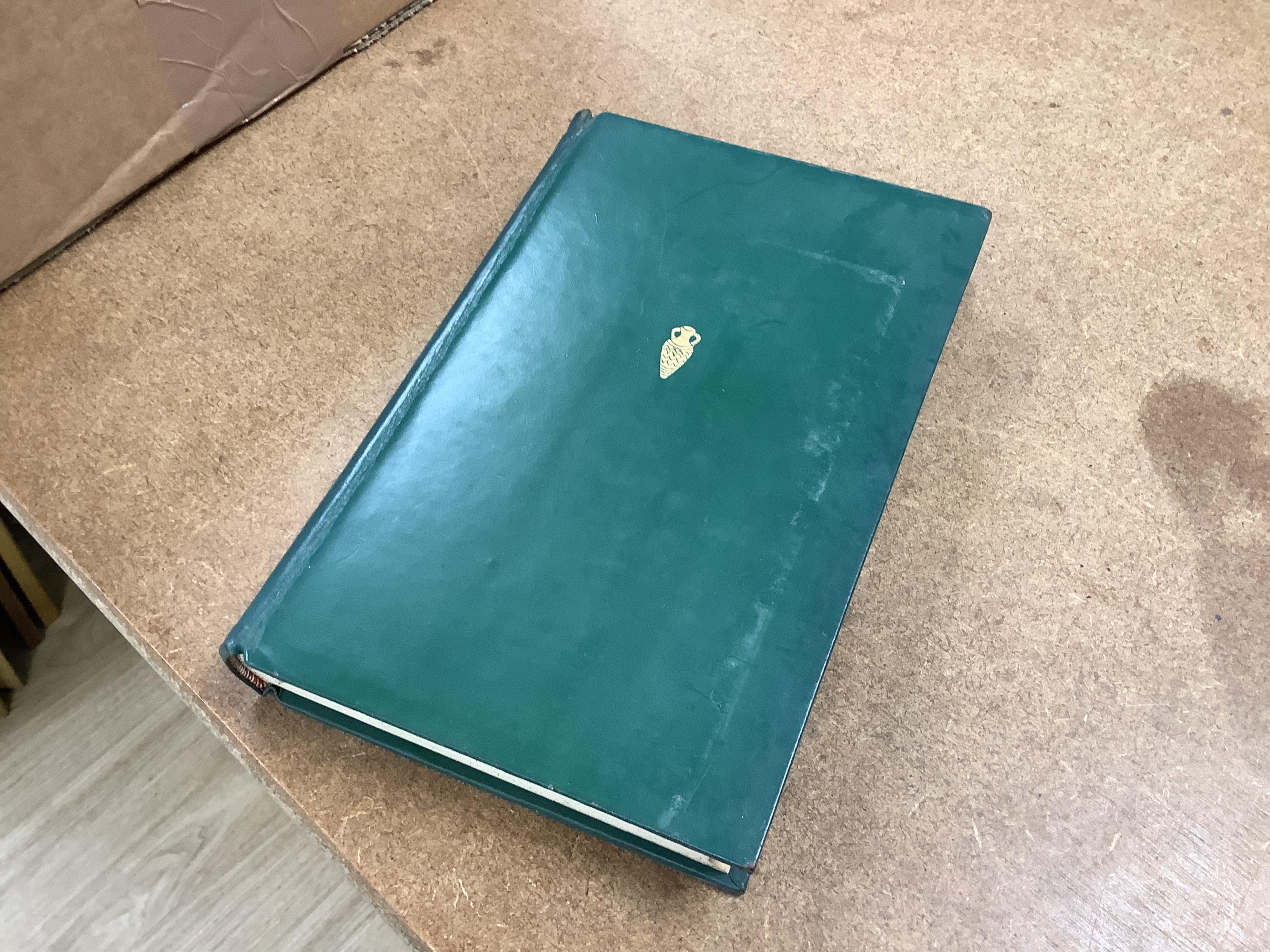 Franklin Library Limited Editions (for Subscribers). 17 vols. illus. (some coloured); publisher's gilt decorated morocco, ge., roy.8vo. (et infra). Pennsylvania, (1970's/80's) *includes Steinbeck's Grapes of Wrath, Mitch